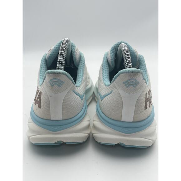 Hoka One One HOKA W Clifton 9 1132211 FTRS Women's Sz 9B White Sneakers - Picture 7 of 11